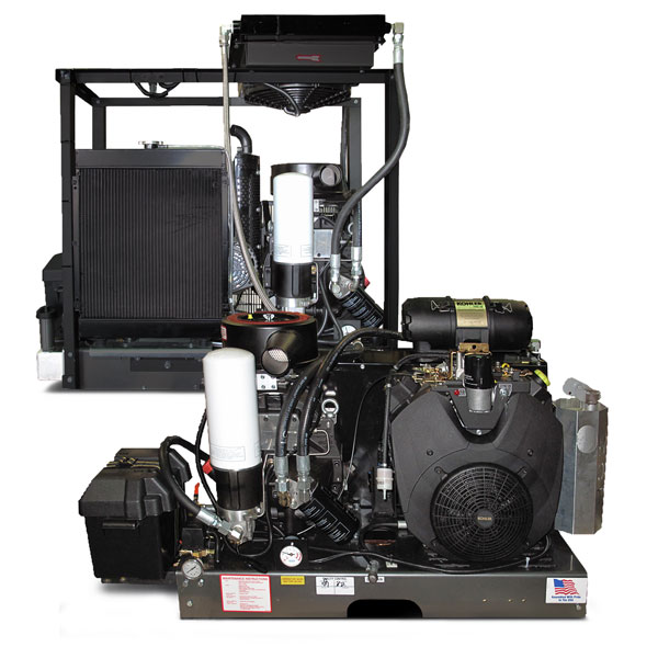 125 cfm Gas | 140 cfm Diesel Engine Driven Rotary Screw