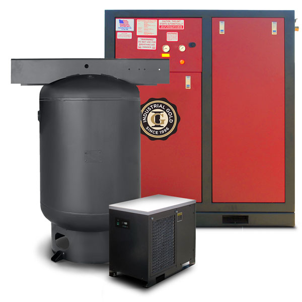 25 HP | 90 cfm Enclosed Rotary Screw